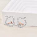 wholesale Silver Mushroom Hoop Earrings - 925 Sterling Silver  for Her-0-2