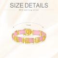 wholesale 18kt Gold Plated Sterling Silver Jade Bracelet for Women Fine Jewelry Gift-0-49