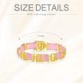 wholesale 925 Sterling Silver Green Jade Link Bracelet Wholesale With Intricate Clasp Design-0-49