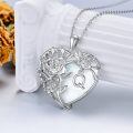 TOUPOP Sterling Silver Pendant Necklace with Stone-0-5