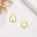 wholesale 14K Gold Bat Huggie Hoop Earrings - Adorable Gifts for Her-0-2