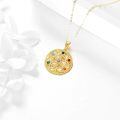 wholesale 14K Gold 7 Chakra Tree of Life Pendant Necklace - Yoga Spiritual Healing s for Women-0-1