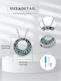 wholesale Sterling Silver Opal Urn Necklace for Ashes Cremation Jewelry-0-13