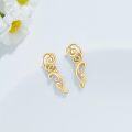 wholesale 925 Sterling Silver Scrollwork Ear Climber Earrings for Women-0-14