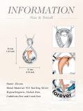 TOUPOP Sterling Silver Crystal Dolphin Pendant Necklace Gifts-0-3