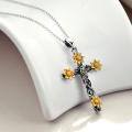 TOUPOP Sterling Silver Cross Jewelry Necklace Gift For Women-0-4