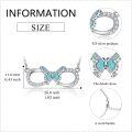 wholesale 925 Sterling Silver Butterfly Opal CZ Infinity Love Pendant Necklace for Women Girls s-0-4