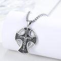wholesale 925 Sterling Silver Crucifix Pendant Cross Necklace Catholic s for Men Women Boys Girls-0-4