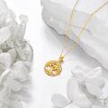 wholesale 14K Gold Tree Of Life Pendant Necklace - Real s For Women-0-2