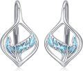 wholesale 925 Sterling Silver Turquoise Ocean Creature Drop Earrings-0-0
