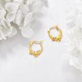 wholesale 10K Gold Dragonfly Hoops Minimalist Earings Gift for Her-0-3