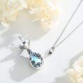 wholesale 925 Sterling Silver Moonstone Urn Necklace for Ashes Daisy/Rose/Tree Teardrop Pendant Memorial Jewelry Keepsake Gifts for Mother Grandma w/Funnel Filler -0-2