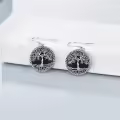 wholesale 925 Sterling Silver Abalone Shell Tree of Life Drop Earrings Wholesale for Women and Girls-0-20