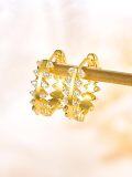 wholesale Gold 925 Sterling Silver Cubic Zirconia Hoop Earrings for Women-0-1