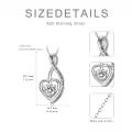 TOUPOP 925 Sterling Silver Mom Necklace Jewelry Gifts For Mom From Daughter-0-3