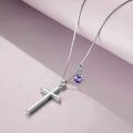 wholesale Sterling Silver Cross Necklace Philippians 4 13 I Can Do All Things Inspirational Gift-0-65