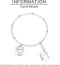 wholesale 925 Sterling Silver Cross Charm Anklet - Faith Christian Religious Foot Chain s for Women-0-1