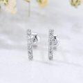 wholesale 14K White Gold Round Cut Natural Diamond Bar Stud Earrings 2ctw-0-4