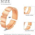 wholesale Sterling Silver Gold Rose Gold Hypoallergenic Adjustable Rings for Women-0-5