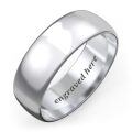 TOUPOP Sterling Silver 10k 14k 18k 24k Gold Custom Engraved Name Rings-0-0