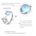 wholesale 925 Sterling Silver Red Crystal Rings Wholesale Faith Hope Love Adjustable Open Band-0-3