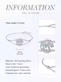 TOUPOP Sterling Silver Stone Tree Of Life Mountain Bracelet For Women-0-4