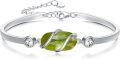 wholesale Sterling Silver Gemstone Bracelet for Women Fine Jewelry Gift-0-7
