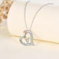 wholesale 925 Sterling Silver Heart Sport Theme Jewelry with Cubic Zirconia Accents - Perfect Gift for Women-0-2