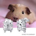 wholesale 925 Sterling Silver Guinea Pig Stud Earring Set for Women Girls Animal Lover Gifts 3D Cute Pet Jewelry Sets Minimalist Fashion Accessories Valentines Day Birthday Present Ideas-0-6