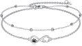 wholesale 925 Sterling Silver Infinity Love Paw Print Charm Anklet for Women's Gifts-0-0