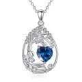 wholesale 925 Sterling Silver Heart Pendant Necklace Wholesale Gold Plated-0-178