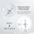 wholesale 925 Sterling Silver Cross Pendant Necklace With Blue Opal Sea Turtle Design-0-3