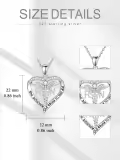 TOUPOP Sterling Silver Stone Caduceus RN Nurse Graduation Christmas Jewelry Gifts-0-4
