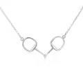 wholesale 925 Sterling Silver Horse Bit Charm Necklace Wholesale for Women and Girls-0-0