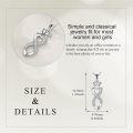 wholesale 925 Sterling Silver Infinity Heart Pendant Necklaces for Women Valentines Gift Ideas-0-3
