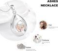 wholesale 925 Sterling Silver Tear Drop Cremation Jewelry Forever in My Heart Keepsake Pendant Necklace for Women-0-2