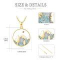 wholesale 925 Sterling Silver Mountain Pine Tree Pendant Necklace-0-3