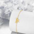 wholesale 14K Gold Butterfly Bracelet - Elegant Symbol of Beauty, Freedom & Transformation, Perfect Gift for Women, Daily & Party Wear-0-3