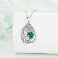wholesale 925 Sterling Silver Heart Pendant Necklace Wholesale Gold Plated-0-168