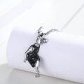 wholesale 925 Sterling Silver Basketball Player Pendant Necklace for Women and Men - Graduation Gift Idea-0-4