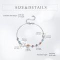 wholesale 925 Sterling Silver Cubic Zircon Solar System Bracelet for Women Universe Jewelry Gift-0-4