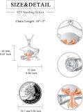 wholesale 925 Sterling Silver Graduation Cap & Diploma Pendant Necklace with Rose Gold Bow Tie Charm for Women's College High School -0-3