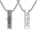 wholesale 925 Sterling Silver Turquoise Dragonfly & Butterfly Cremation Pendant Necklace-0-0
