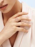 wholesale 925 Sterling Silver Rose Branch Ring With Zircon Accents-0-4