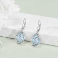 wholesale Sterling Silver Crystal Sister Earrings Birthday Gift for Sisters-0-2