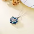 TOUPOP Sterling Silver Crystal Cute Animal Necklace Women Christmas Birthday Gifts-0-4
