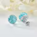 TOUPOP Sterling Silver Sandstone Stud Earrings for Women Gifts-0-6