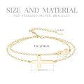 wholesale Rose Gold 925 Sterling Silver Cross & Infinity Charm Bracelet - Faith  for Women and Moms-0-23