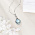 wholesale 925 Sterling Silver Celtic Knot Moonstone Pendant-0-3