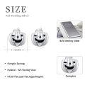 wholesale 925 Sterling Silver Pumpkin Earrings-0-2